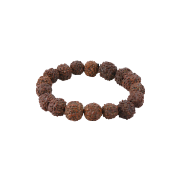 Bransoletka  mala z Rudraksha 18cm.